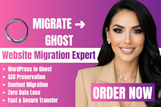 migrate wordpress to ghost cms migrate website to ghost ghost migration