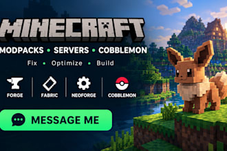 create fix, optimize cobblemon modpack minecraft forge fabric paper server quest