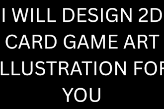 design 2d card game illustration, mtg card, tcg card game design