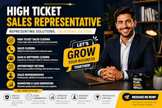 be your sales closer high ticket sales closer remote b2c b2b closing sale expert