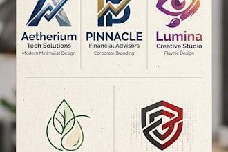 do professional 3d business logo design