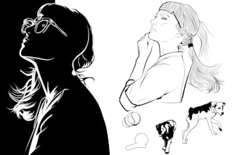 draw product instructions and line art illustrations
