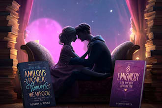 design a fantasy, fiction, or dark romance book