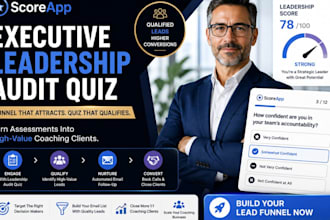 build scoreapp executive leadership audit quiz business coach funnel leads