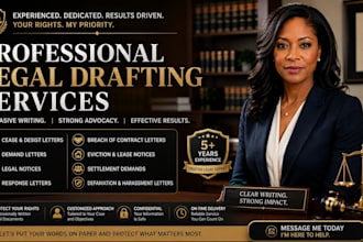 draft cease and desist, demand letters, legal notices and responses