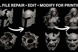 repair stl file fix mesh error model cleanup custom stl modification 3d printing