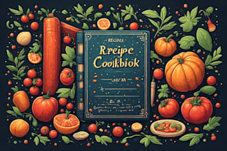 create a custom recipe book, cookbook and ebook