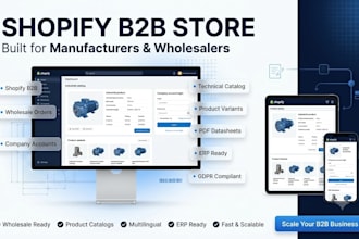 build german shopify b2b wholesale store with gdpr automation shopify website