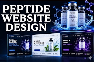 design peptide website supplement website research peptide website peptide store