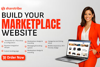 build your 2sided sharetribe go or flex marketplace website