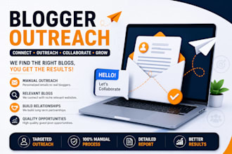 do blogger outreach for high quality guestpost opportunities