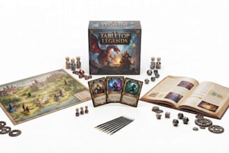 design card game, board game card frame design, card box for cards game art