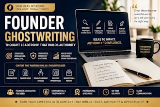 ghostwrite founder blogs and thought leadership content