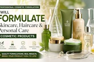 formulate skincare haircare and personal care cosmetic products