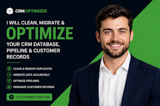 clean migrate and optimize your CRM database pipeline and customer records