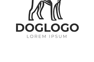 design a professional dog mascot logo for your brand or team