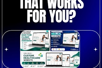 build a modern doctor clinic medical website