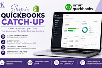 catch up your shopify quickbooks online bookkeeping