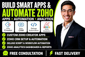 zoho creator app zoho crm deluge automation zoho analytics dashboard reports api