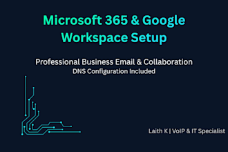 set up microsoft 365 or google workspace for your business