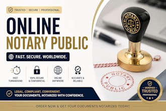 notarize UK US online notary legal documents usps form 1583 UK notary public poa