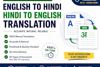 translate english to hindi and hindi to english manually