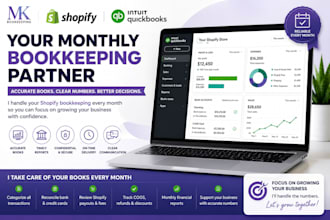 do dedicated monthly bookkeeping partner for shopify businesses