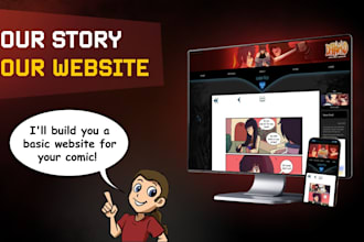 create a website for your webtoon, webcomic, or manga