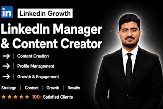 be your linkedin manager and content creator