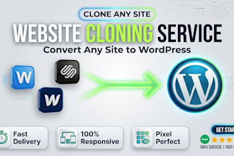 convert recreate or clone any website into wordpress website