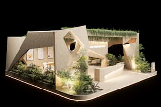 provide 3d renders for exhibitions and stalls