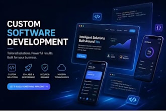 build custom software web applications and websites