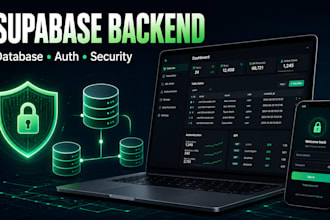 build a supabase backend for your web app