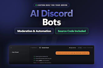 develop a custom ai discord bot for your server