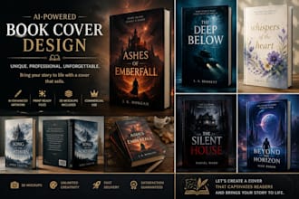 create a professional ai book cover for amazon KDP, kindle or print