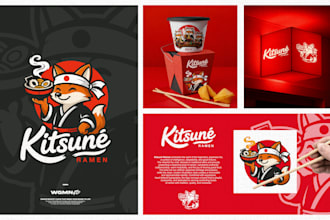 do custom cartoon logo or mascot for your business