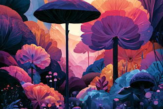 create a fantasy illustration
