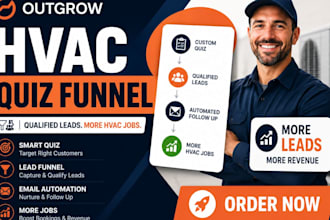 create outgrow hvac quiz heating cooling hvac marketing funnel contractor leads
