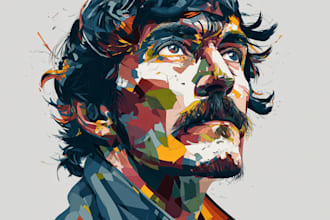 draw high quality vector portraits