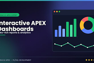 build oracle apex dashboards and interactive reports