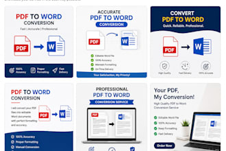 convert PDF to word or PDF to excel manually