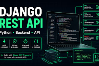 build a django rest api backend for your project
