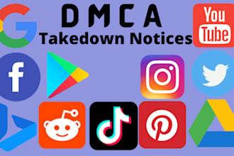 submit dmca takedown requests for copyrighted content