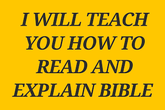 teach bible reading skills with easy to understand scripture explanation