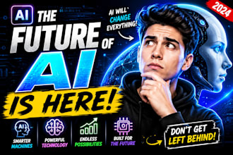 design professional ai and tech youtube thumbnails
