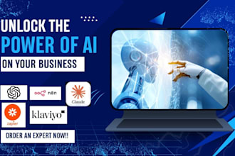 build ai chatbot autoresponder, klaviyo email marketing, n8n ai automation setup