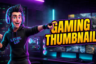 design viral gaming thumbnails for stream highlights