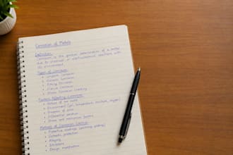 make handwritten notes for students
