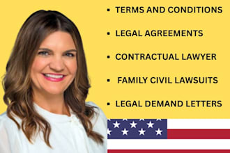 draft legal agreements, legal contracts and legal documents
