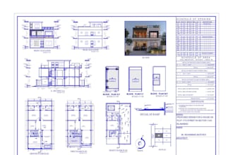 design 2d architectural floor plans, site plans, and autocad drawings